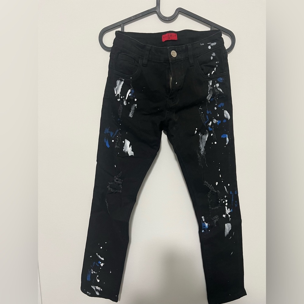 Youth buckle jeans, size 12, adjustable waist